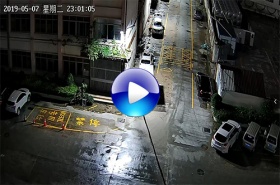 開寧200萬智能黑光日夜全彩監(jiān)控攝像機夜視效果