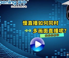 多畫面同時慢直播解決方案