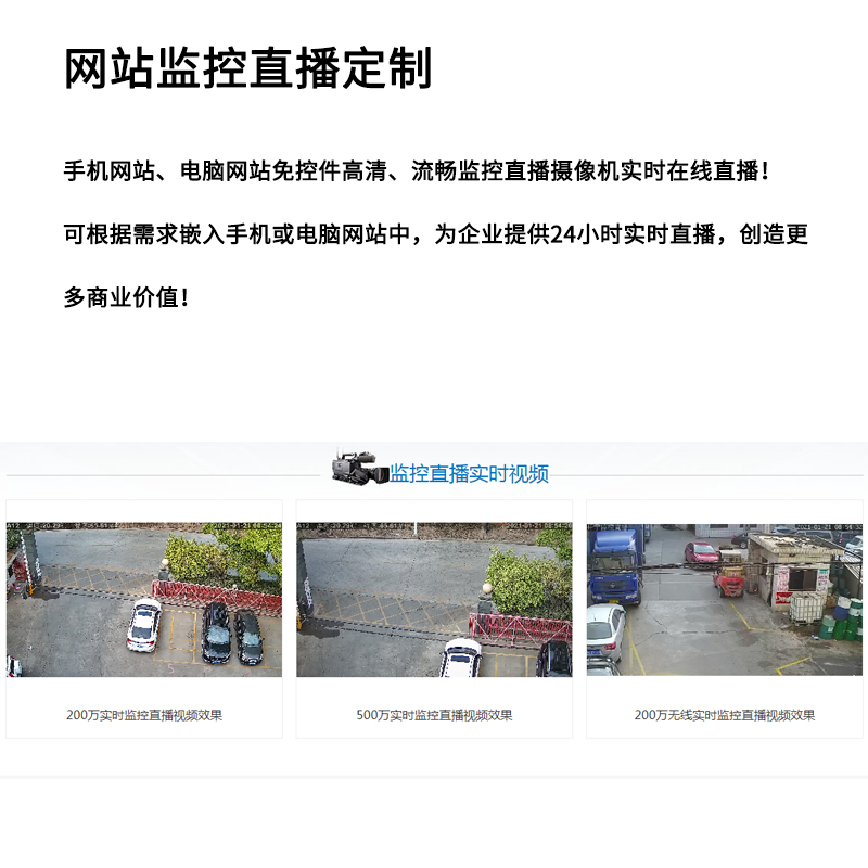 網(wǎng)站監(jiān)控直播定制 